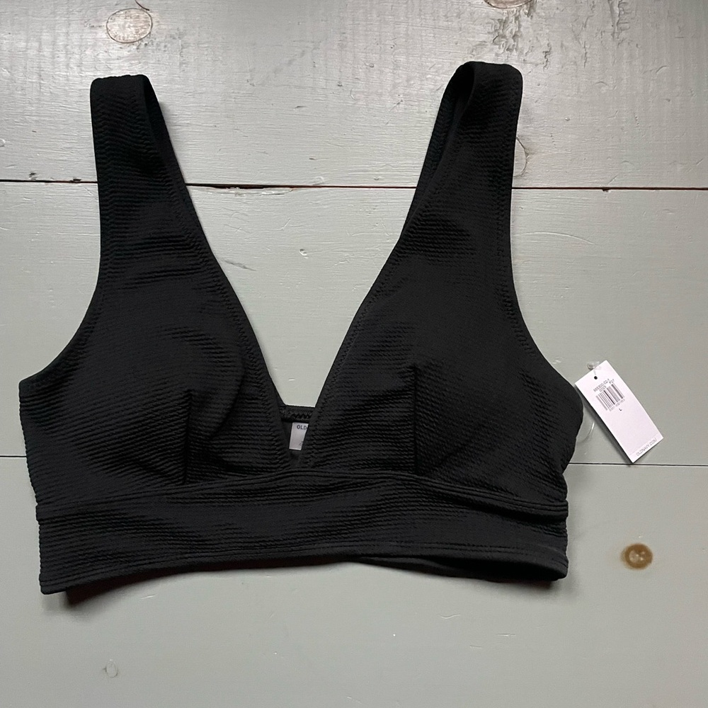 Old Navy Black Bikini Top NWT